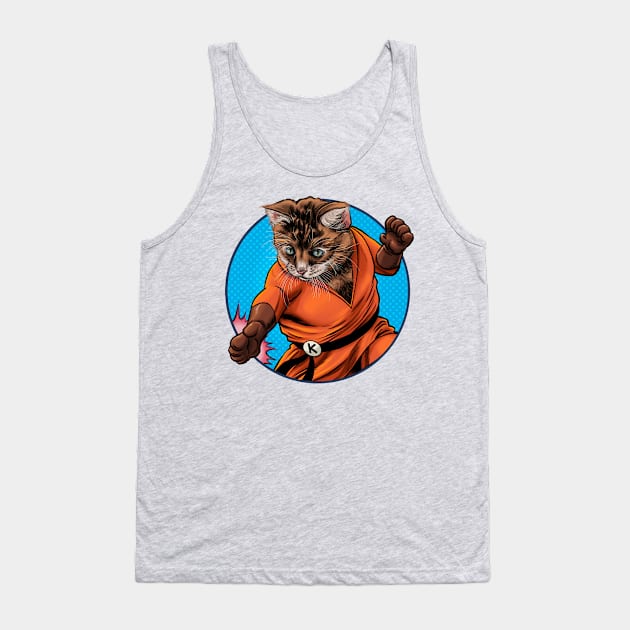 Karate kitten Tank Top by ThirteenthFloor